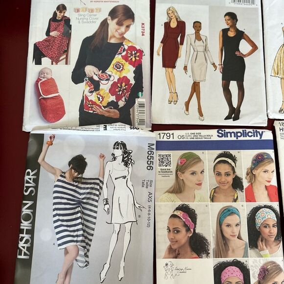 2012 Vogue, Butterick, McCall’s, Simplicity & Kwik Sew Sewing Patterns lot of 12 - Picture 3 of 7